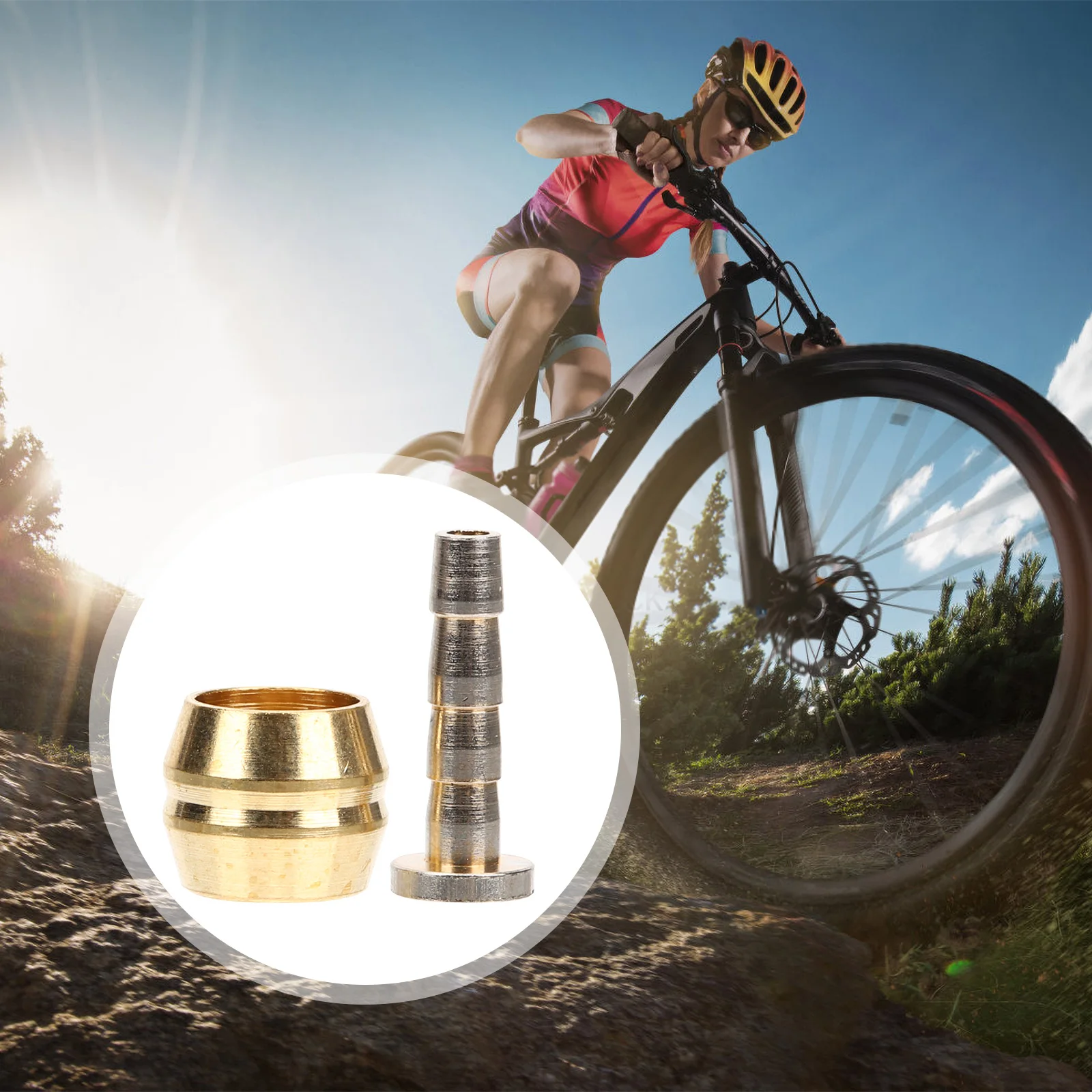 4pcs Copper Oil Brake Replacement Connector Bike Hose Fitting Joint Mountain Inserted Lightweight Durable Hydraulic Brake
4pcs Copper Oil Brake Replacement Connector Bike Hose Fitting Joint Mountain Inserted Lightweight Durable Hydraulic Brake