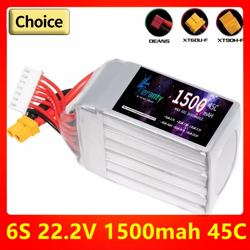 TERANTY 6S 22,2 V 1500mAh LiPo батарея 45C для радиоуправляемого вертолета квадрокоптера FPV гоночного дрона запчасти 22,2 v батарея для дрона
TERANTY 6S 22,2 V 1500mAh LiPo батарея 45C для радиоуправляемого вертолета квадрокоптера FPV гоночного дрона запчасти 22,2 v батарея для дрона