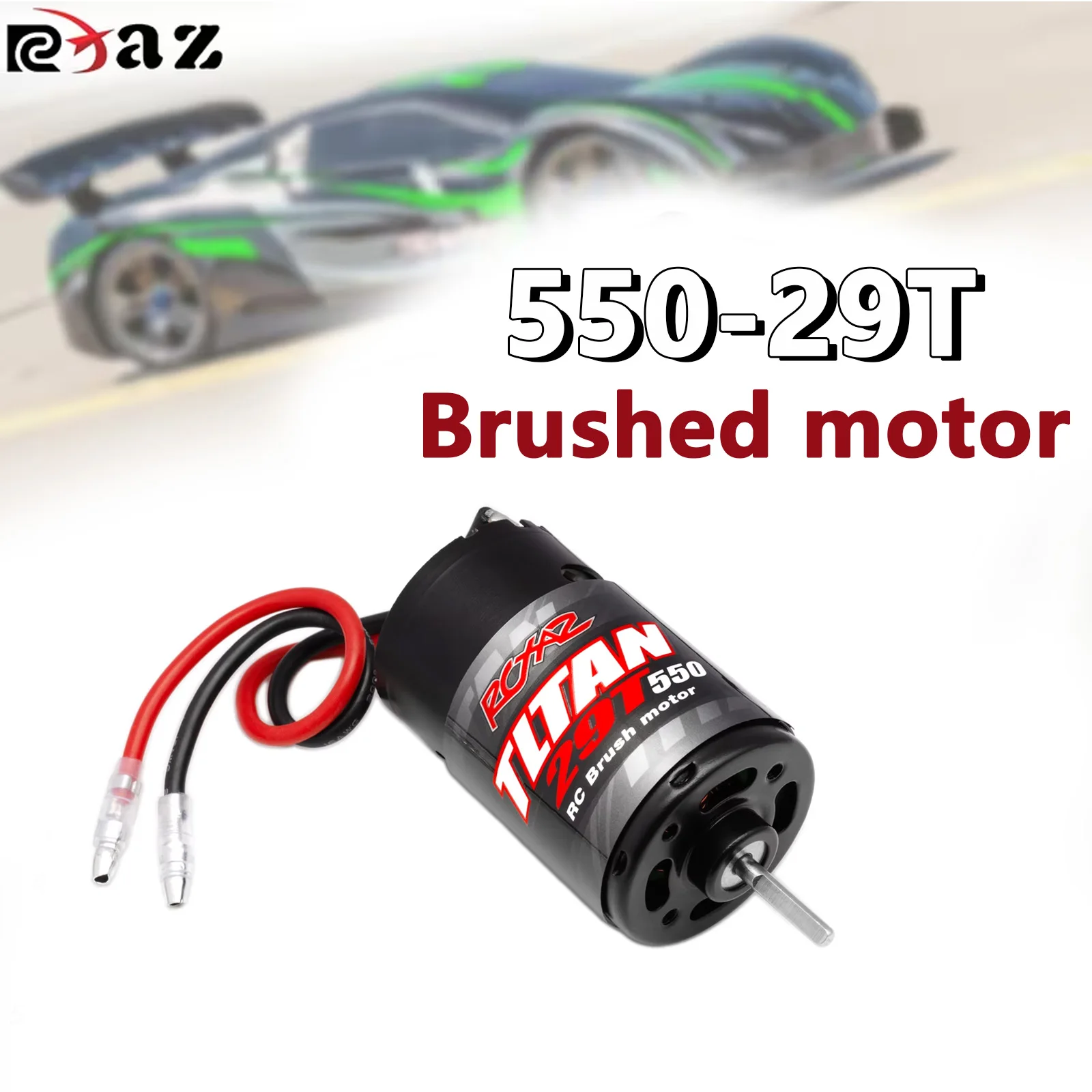 RC 550 29T Waterproof Brushed RC Motor High Torque for 1/10 RC Crawler Axial SCX10 TRX4 D90 Off-Road Truck Upgrade Parts
RC 550 29T Waterproof Brushed RC Motor High Torque for 1/10 RC Crawler Axial SCX10 TRX4 D90 Off-Road Truck Upgrade Parts