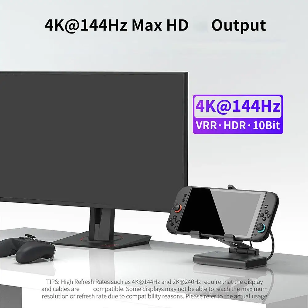 6 In 1 Fans Docking Station 4K@144Hz HDMI Projection Dock with Dual Fans for Steam Deck Rog Ally X Adjustable Bracket
6 In 1 Fans Docking Station 4K@144Hz HDMI Projection Dock with Dual Fans for Steam Deck Rog Ally X Adjustable Bracket