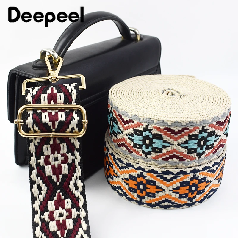 3/5Meters 50mm Jacquard Webbing Strap Decorative Braid Shoulder Bag Straps Replace Ribbon Band Belt Sling DIY Sewing Accessories
3/5Meters 50mm Jacquard Webbing Strap Decorative Braid Shoulder Bag Straps Replace Ribbon Band Belt Sling DIY Sewing Accessories