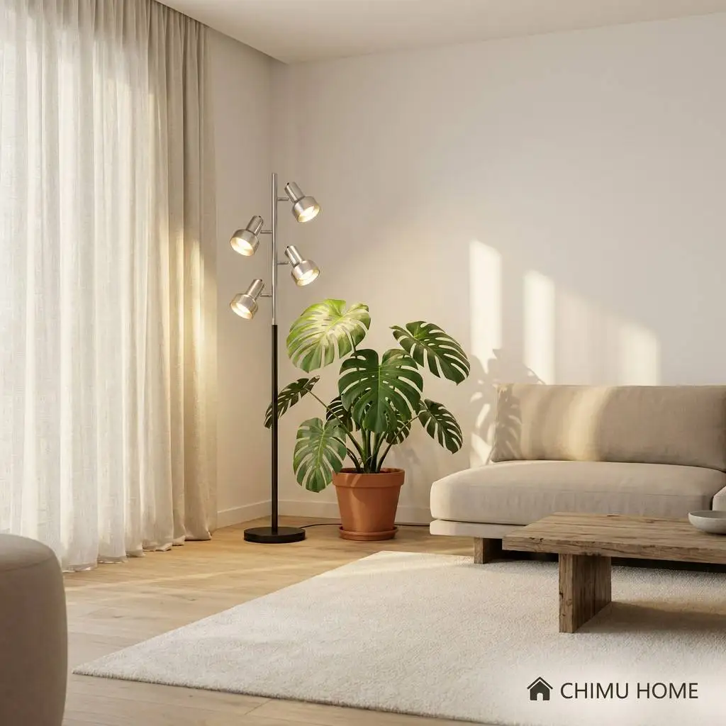 【CHIMU HOME】Smart Full Spectrum Floor Plant Grow Light 50W 5-Head LED Standing Lamp RA95 High CRI with Timer for Indoor Plant
【CHIMU HOME】Smart Full Spectrum Floor Plant Grow Light 50W 5-Head LED Standing Lamp RA95 High CRI with Timer for Indoor Plant