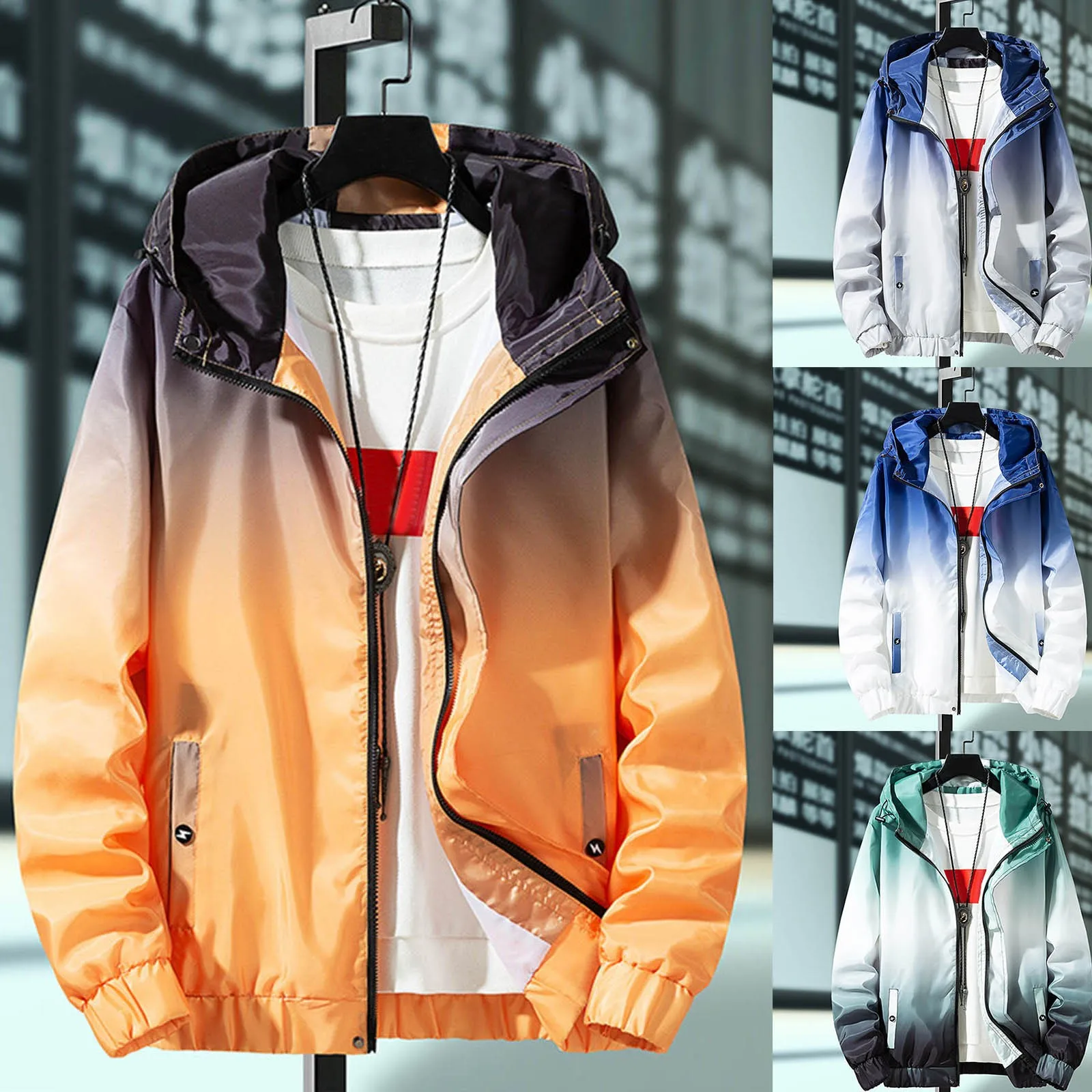 Mens Fashion Simple Gradient Pocket Cardigan Zipper Sweater Jacket Hiking Windproof Outwear
Mens Fashion Simple Gradient Pocket Cardigan Zipper Sweater Jacket Hiking Windproof Outwear