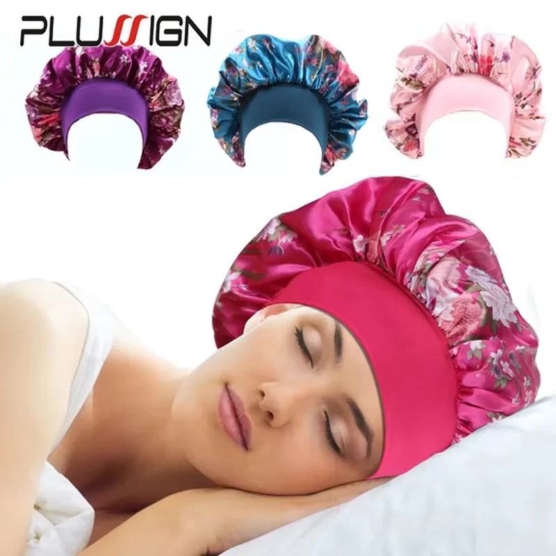Plussign Satin Bonnets For Women Night Sleeping Cap With 6Cm Wide Elastic Band Floral Print Silky Headwrap Ladies Hair Cover Hat
Plussign Satin Bonnets For Women Night Sleeping Cap With 6Cm Wide Elastic Band Floral Print Silky Headwrap Ladies Hair Cover Hat