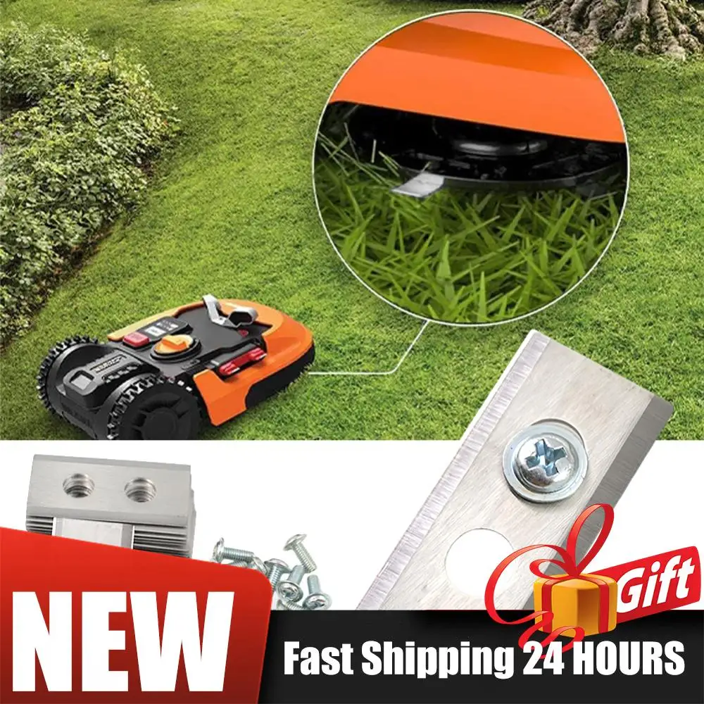 30Pcs Double Hole Mower Blades 0.6MM Thick Lawn Cutting Blade Wear Resist Stainless Steel Mower Blade Set Lawn Mower Supplies
30Pcs Double Hole Mower Blades 0.6MM Thick Lawn Cutting Blade Wear Resist Stainless Steel Mower Blade Set Lawn Mower Supplies