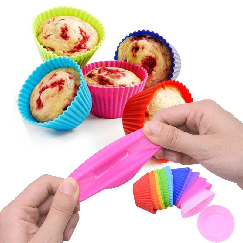 12pcs/Set Silicone Cake Mold Round Shaped DIY Cake Decorating Tools Muffin Cupcake mold Baking Molds
12pcs/Set Silicone Cake Mold Round Shaped DIY Cake Decorating Tools Muffin Cupcake mold Baking Molds