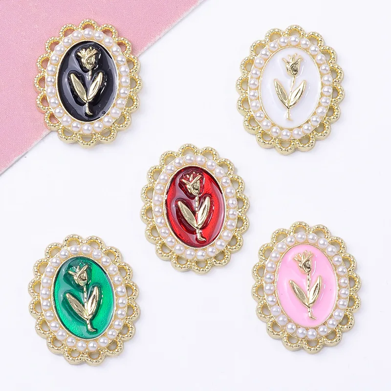 100Pcs sets Kong literary rose branches dripping oil oval flower plate crystal buckle accessories DIY shoes clothing materials
100Pcs sets Kong literary rose branches dripping oil oval flower plate crystal buckle accessories DIY shoes clothing materials