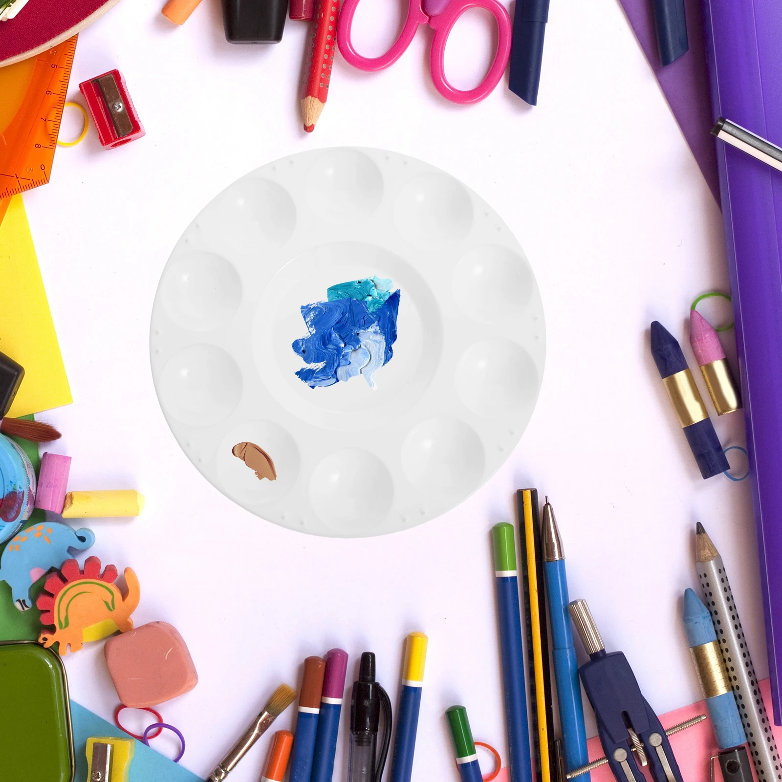 3 Pcs Palette Gouache Color Mixing Tray Oil Paint Trays Pigment Plate Craft Arts ganizer School DIY Painting Home Art Supplies
3 Pcs Palette Gouache Color Mixing Tray Oil Paint Trays Pigment Plate Craft Arts ganizer School DIY Painting Home Art Supplies