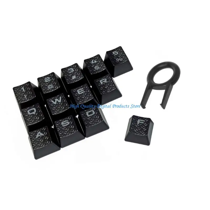 U2JE 13PCS OEM Keycaps with Textured Surfaces for Improved Grip and Light Transmission for K70 K95 Keyboards
U2JE 13PCS OEM Keycaps with Textured Surfaces for Improved Grip and Light Transmission for K70 K95 Keyboards