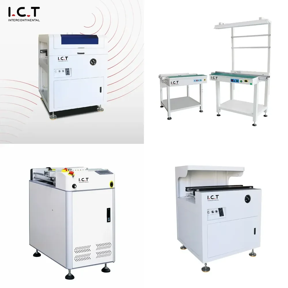 PCB Board Handling System - Conveyor with Cooling Fan for SMT Electronic Manufacturing
PCB Board Handling System - Conveyor with Cooling Fan for SMT Electronic Manufacturing