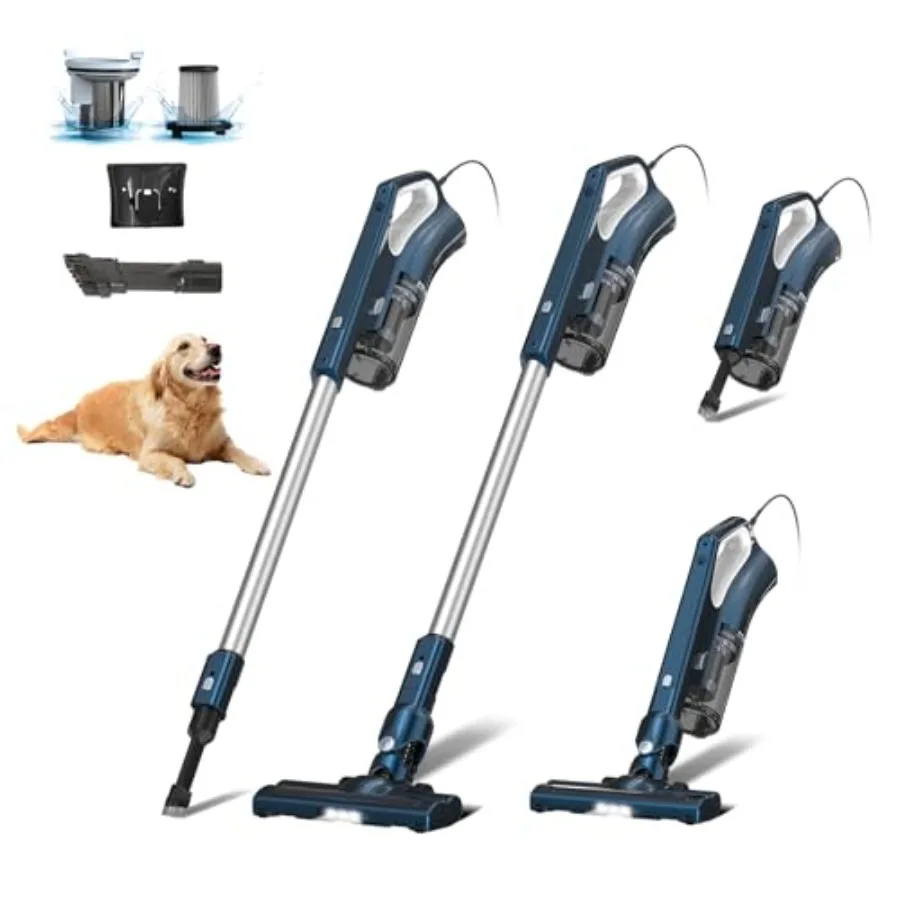 Corded Stick vacuum cleaners for home 500W Powerful Suction With Washable Filter LED Light and 16.7ft Power Cord One-Touch Rele
Corded Stick vacuum cleaners for home 500W Powerful Suction With Washable Filter LED Light and 16.7ft Power Cord One-Touch Rele