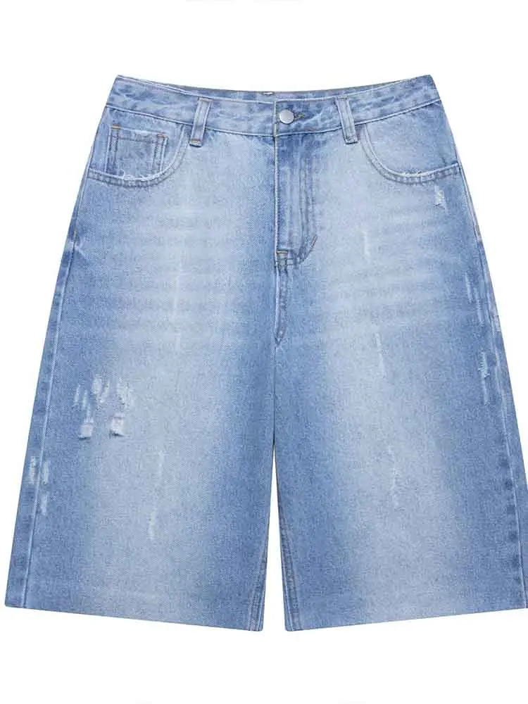 European style new women's clothing fashionable temperament versatile simple solid color mid-waist denim casual shorts 
European style new women's clothing fashionable temperament versatile simple solid color mid-waist denim casual shorts