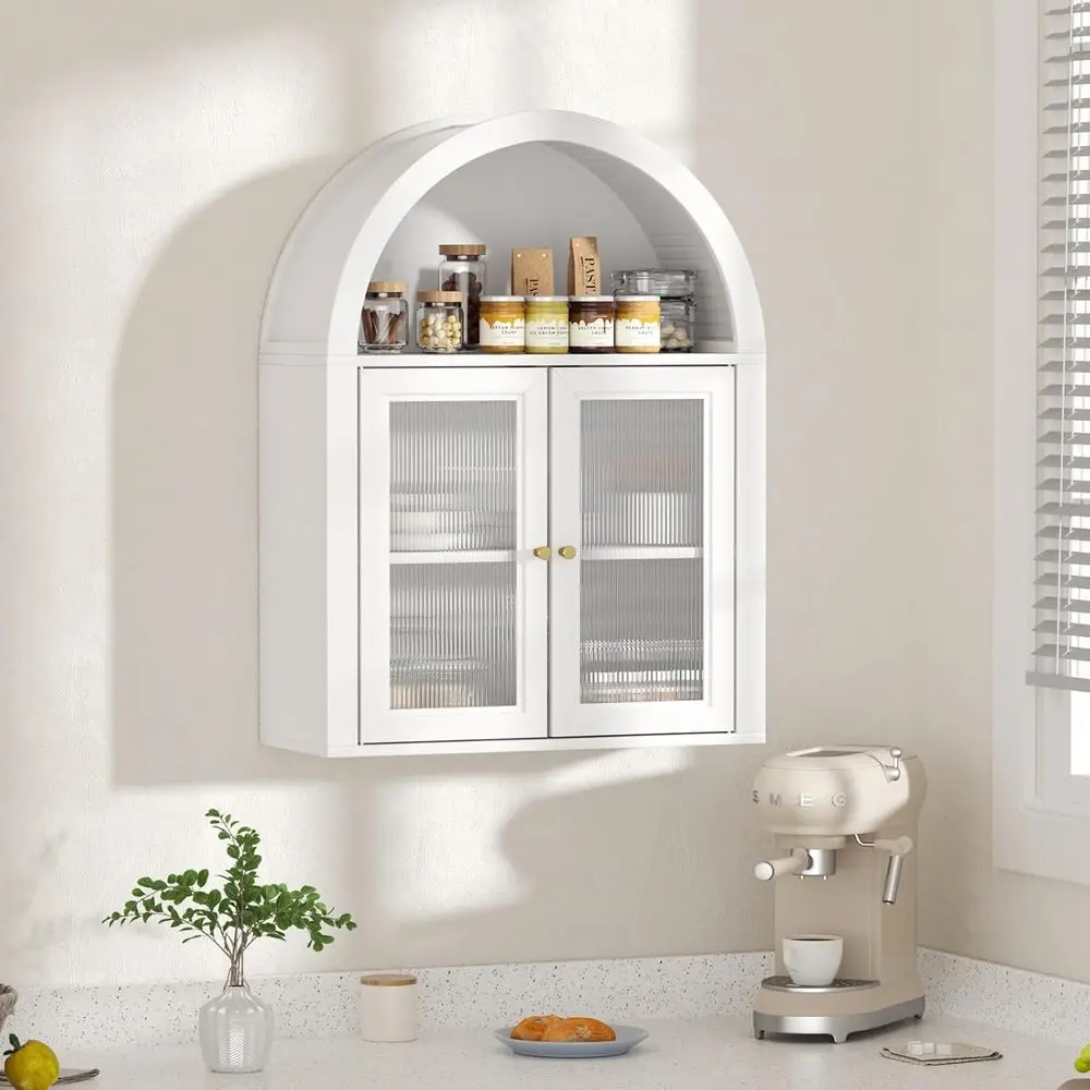 Wall-Mounted Tempered Glass Bathroom Cabinet with Adjustable Shelves, Suitable for Kitchen, Living Room, Laundry, and Restroom,
Wall-Mounted Tempered Glass Bathroom Cabinet with Adjustable Shelves, Suitable for Kitchen, Living Room, Laundry, and Restroom,
