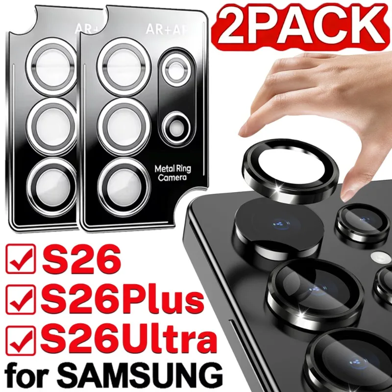1-2Pack Camera Cover Glass HD Rear Lens Protector For Samsung Galaxy S26 26Plus 26Ultra Metal Ring Camera Lens Protector Films
1-2Pack Camera Cover Glass HD Rear Lens Protector For Samsung Galaxy S26 26Plus 26Ultra Metal Ring Camera Lens Protector Films