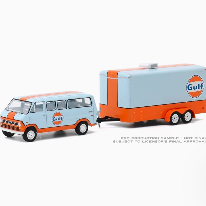 GreenLight 1:64 Scale 1972 Ford Club wagon & Enclosed Car Trailer Alloy Car Model Collection Display Toy Gifts Souvenirs
GreenLight 1:64 Scale 1972 Ford Club wagon & Enclosed Car Trailer Alloy Car Model Collection Display Toy Gifts Souvenirs