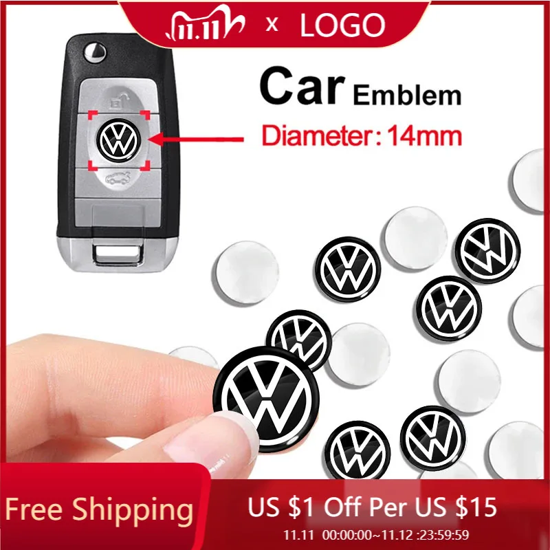 14mm Car Remote Key Stickers Badge Emblem Car Accessories For Volkswagen VW Golf 4 5 6 7 R GTI TSI TDI R32 MK4 Polo Scirocco CC
14mm Car Remote Key Stickers Badge Emblem Car Accessories For Volkswagen VW Golf 4 5 6 7 R GTI TSI TDI R32 MK4 Polo Scirocco CC