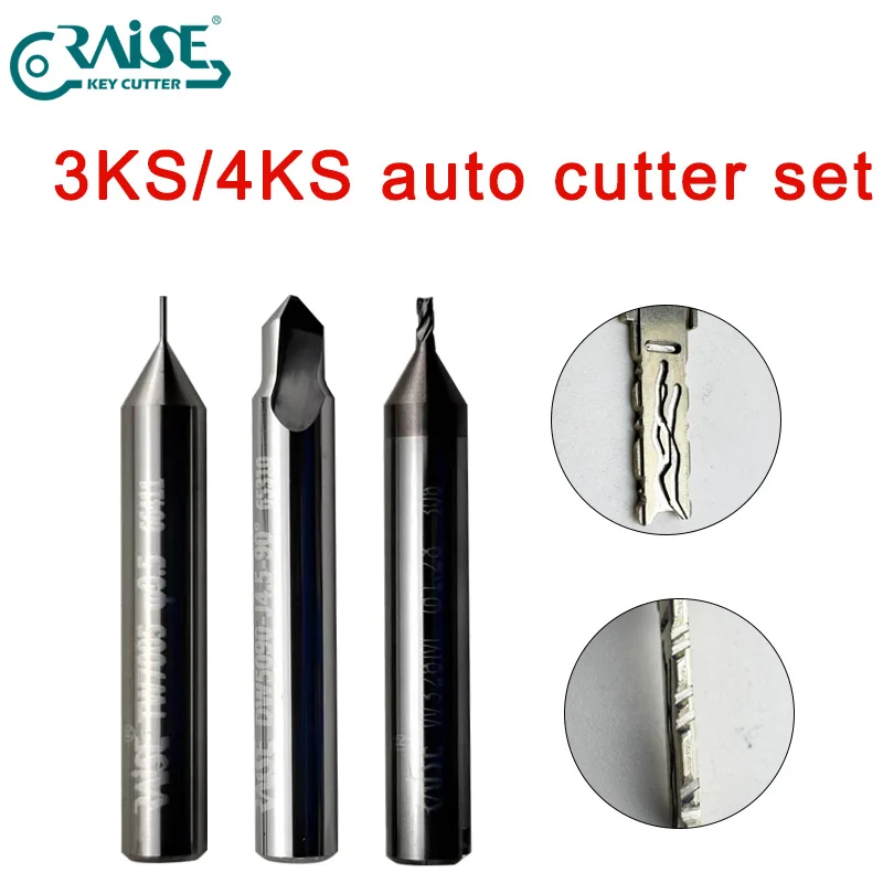 RAISE Milling Cutter Compatible with EVVA 3KS 4KS Keys on Automatic Key Cutting Machine
RAISE Milling Cutter Compatible with EVVA 3KS 4KS Keys on Automatic Key Cutting Machine