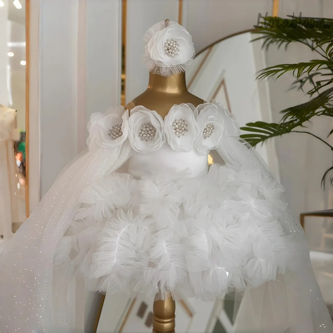 Custom Girls' Formal Dress Floral Tulle Flower Girl Gown Women's Wedding Party Attire Dress свадебное платье
Custom Girls' Formal Dress Floral Tulle Flower Girl Gown Women's Wedding Party Attire Dress свадебное платье