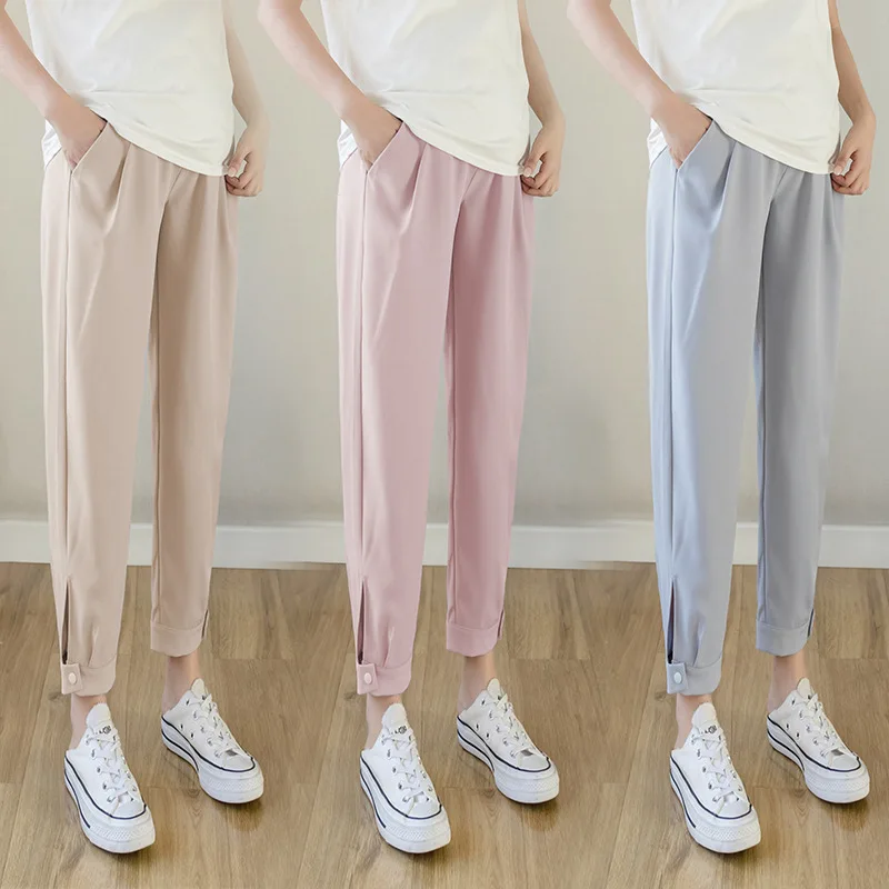 Summer Thin Maternity Pants Belly Casual Straight Loose Pants Clothes for Pregnant Women Pregnancy Trousers P04023
Summer Thin Maternity Pants Belly Casual Straight Loose Pants Clothes for Pregnant Women Pregnancy Trousers P04023