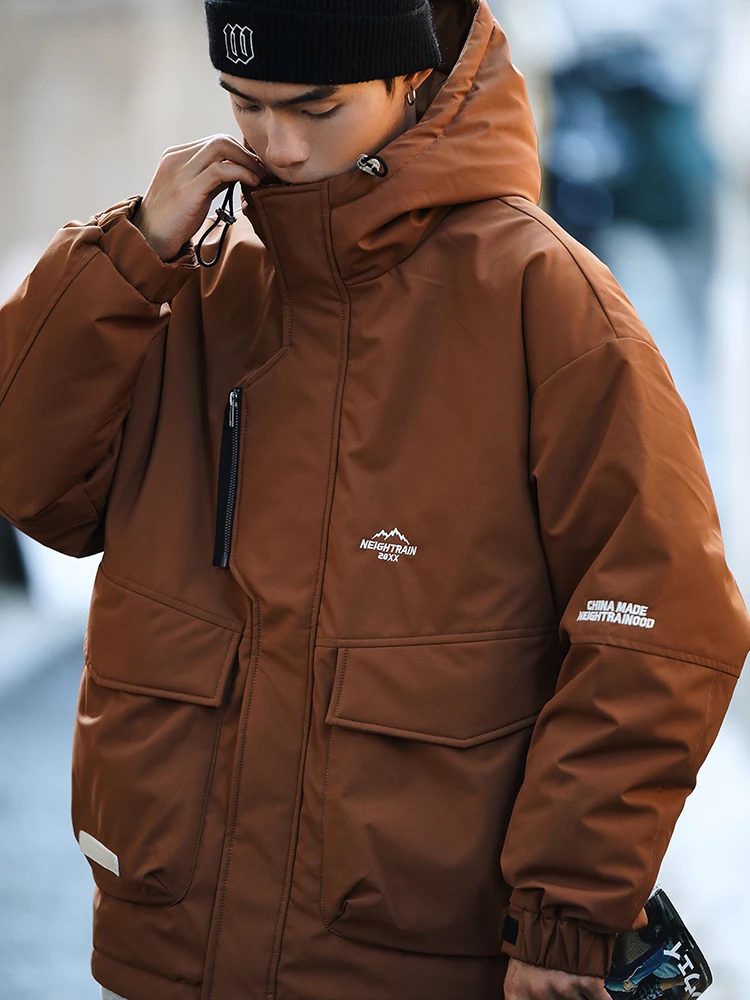 Мужская зимняя куртка большого размера с 90% пуховым наполнителем, утепленная, свободного кроя, ветрозащитная, теплая, из полиэфирного волокна
Мужская зимняя куртка большого размера с 90% пуховым наполнителем, утепленная, свободного кроя, ветрозащитная, теплая, из полиэфирного волокна