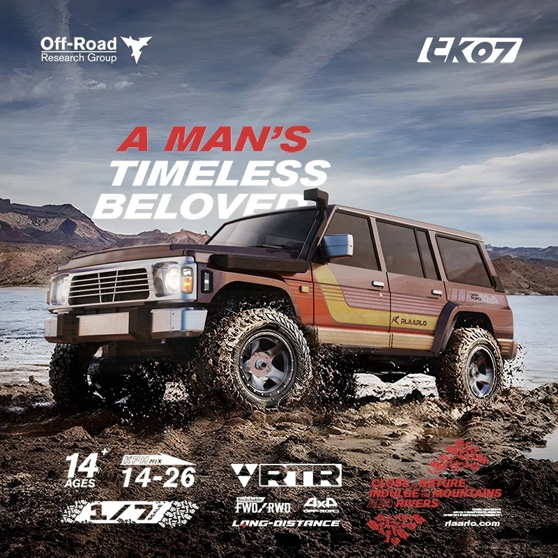 New 1:7 LERALO TK07 RC Vehicle Simulation RC Model Vehicle Electric 4WD Dual Differential Speed Climbing 4WD Buggy Off-Road
New 1:7 LERALO TK07 RC Vehicle Simulation RC Model Vehicle Electric 4WD Dual Differential Speed Climbing 4WD Buggy Off-Road