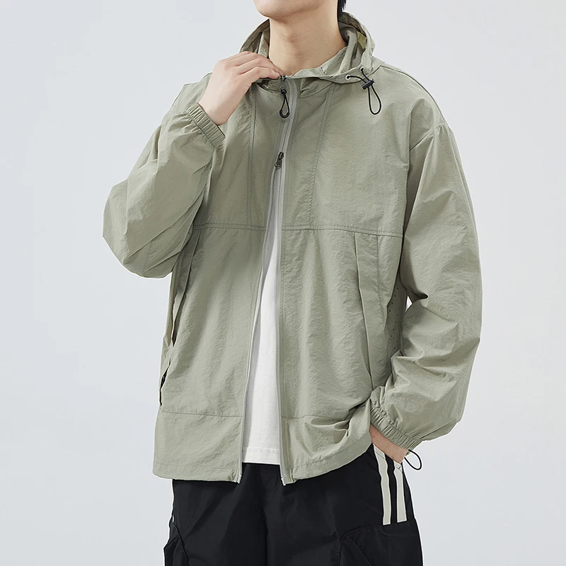 Men's Summer Outdoor Ice Silk Thin Sun Protection Jaet UPF50 Anti-Uv Loose Fit Long Sve Zipper Closure Faionable Youth...
Men's Summer Outdoor Ice Silk Thin Sun Protection Jaet UPF50 Anti-Uv Loose Fit Long Sve Zipper Closure Faionable Youth...