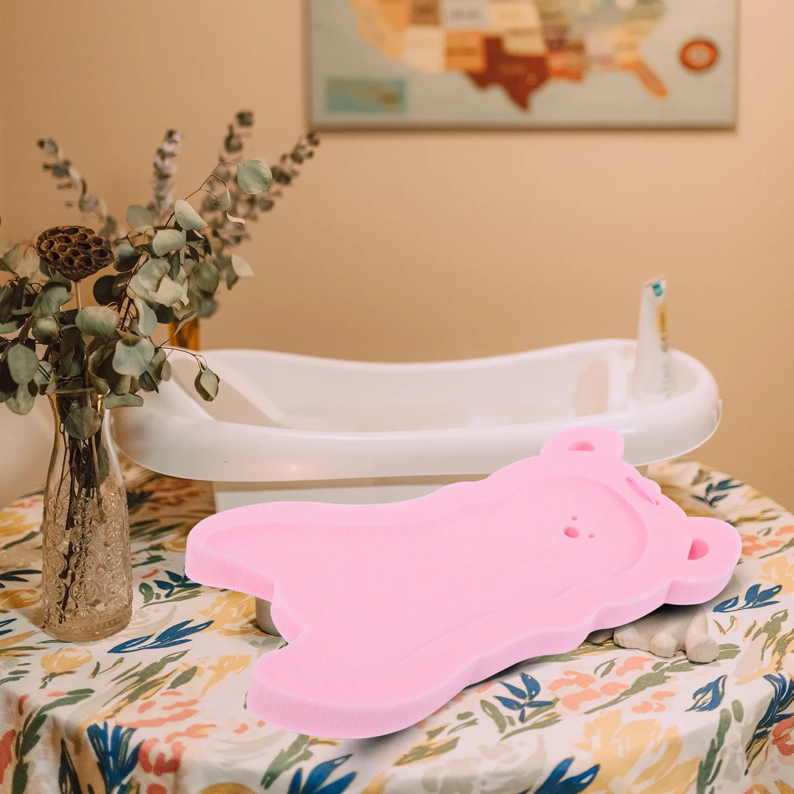 Bath Sponge Pad Non Slip Mat Baby Infant Bathroom Foam for Bathtub Boy Cushion Anti 
Bath Sponge Pad Non Slip Mat Baby Infant Bathroom Foam for Bathtub Boy Cushion Anti
