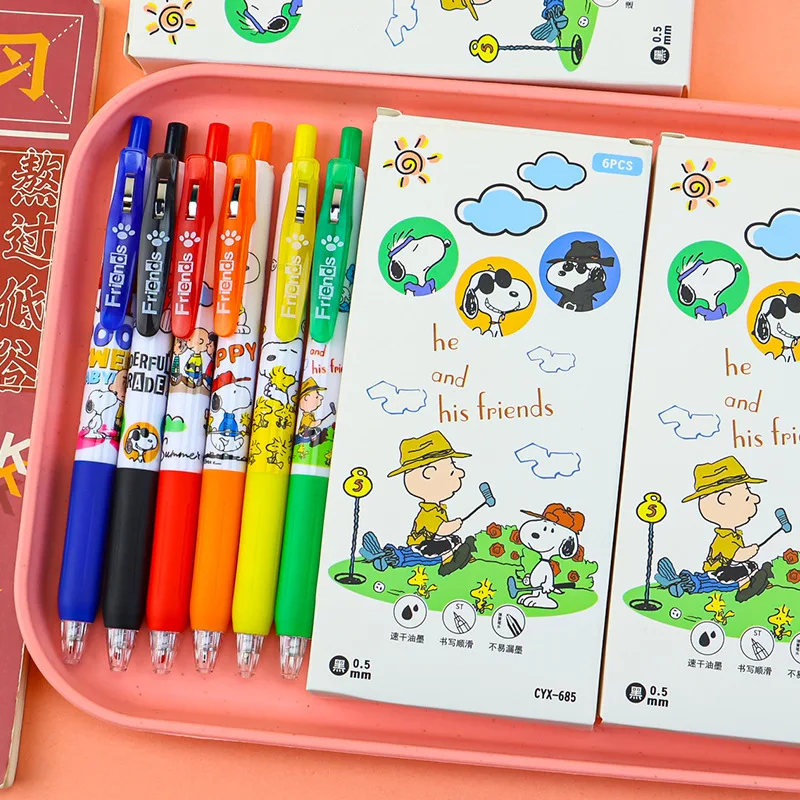 Snoopy Cute Black Fountain Pen - ST Quick-drying Push-button Neutral Pen - Student Exam Special Carbon Pen
Snoopy Cute Black Fountain Pen - ST Quick-drying Push-button Neutral Pen - Student Exam Special Carbon Pen