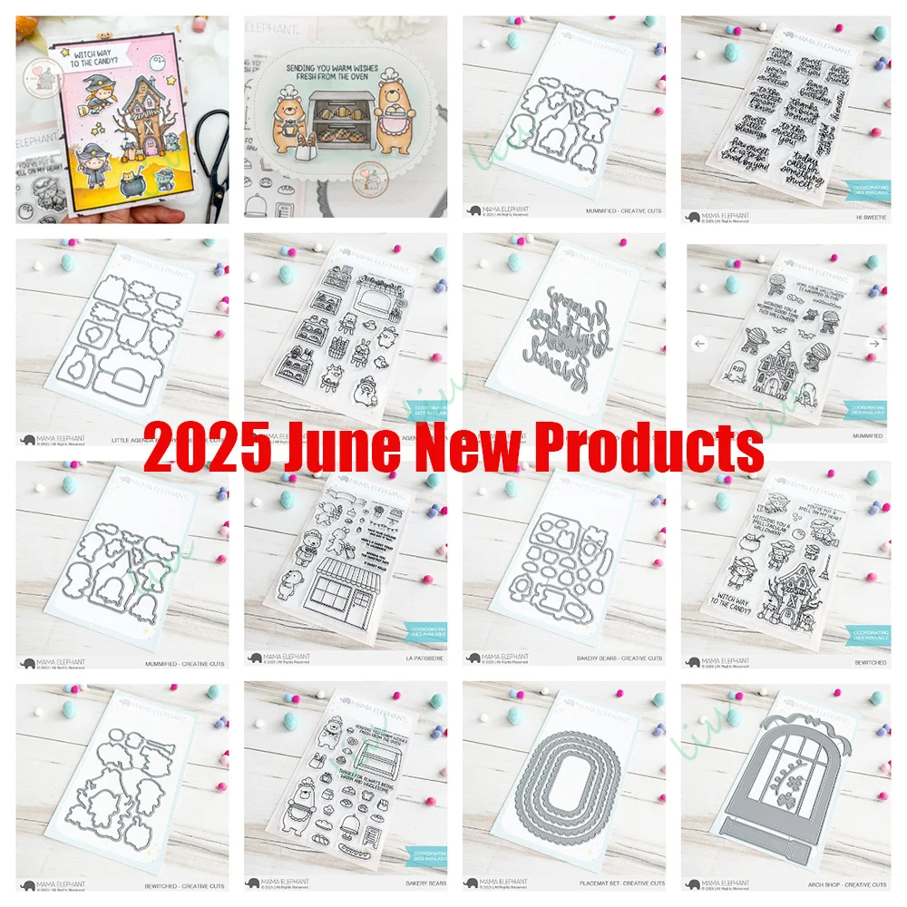 Bakery Bears Arch Shop Metal Cutting Dies and Stamps for DIY Greeting Handmade Diary Album Halloween Holiday Gift 2025 June New
Bakery Bears Arch Shop Metal Cutting Dies and Stamps for DIY Greeting Handmade Diary Album Halloween Holiday Gift 2025 June New
