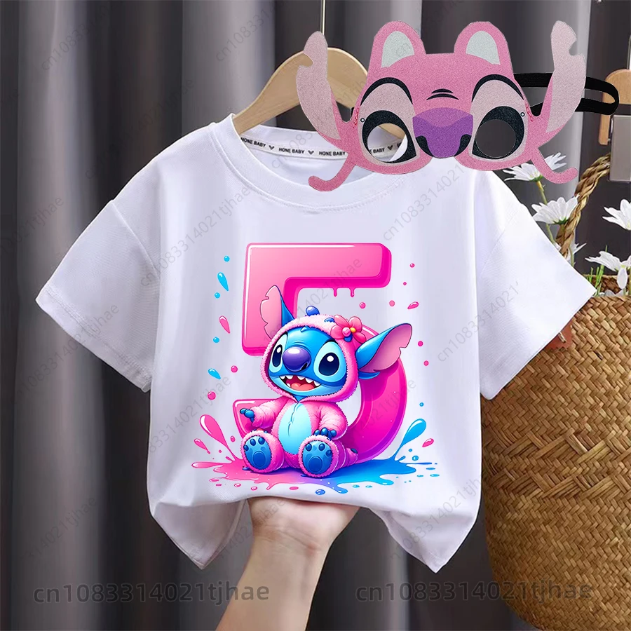 Футболки и маска для косплея Disney Lilo Stitch для детей 0-9 цифр, футболки для дня рождения для малышей, футболки для мальчиков
Футболки и маска для косплея Disney Lilo Stitch для детей 0-9 цифр, футболки для дня рождения для малышей, футболки для мальчиков