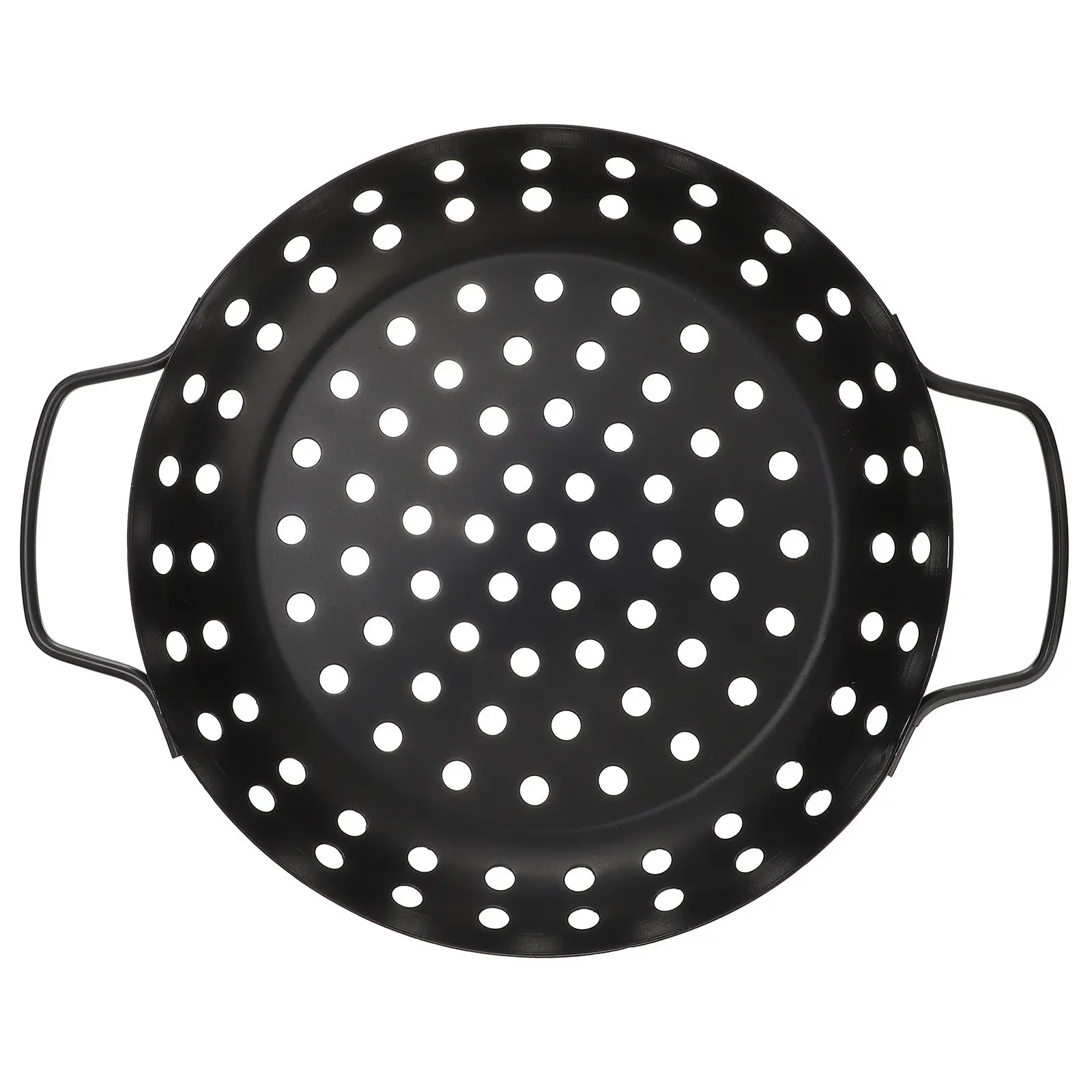 High Grade Carbon Steel Circular Barbecue Pan with Large Holes Double Handles for Outdoor Camping Grilling and Household Use
High Grade Carbon Steel Circular Barbecue Pan with Large Holes Double Handles for Outdoor Camping Grilling and Household Use