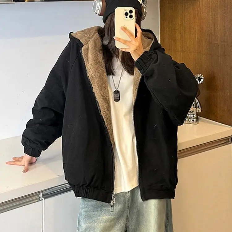 Winter Coat New Women Cotton Jacket American Retro Style Jacket Hip Hop Pleated Design Parka
Winter Coat New Women Cotton Jacket American Retro Style Jacket Hip Hop Pleated Design Parka