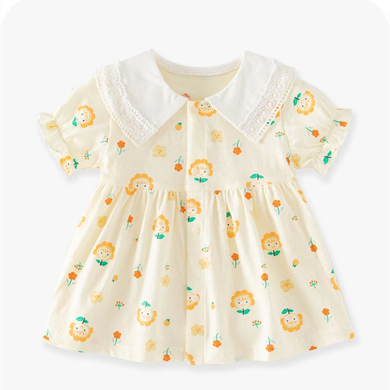 9M-3T summer child kids girls cotton short sleeve dress
9M-3T summer child kids girls cotton short sleeve dress