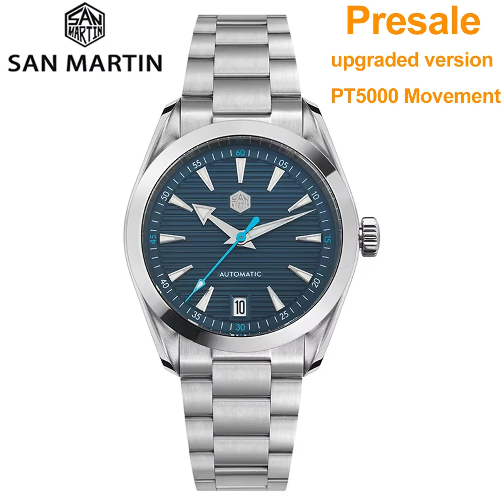 Мужские часы San Martin 38 мм Chronometer SN0113W V2 PT5000 с автоматическим механизмом, сапфировым стеклом, люминесцентным покрытием BGW9, водонепроницаемые до 100 м.
Мужские часы San Martin 38 мм Chronometer SN0113W V2 PT5000 с автоматическим механизмом, сапфировым стеклом, люминесцентным покрытием BGW9, водонепроницаемые до 100 м.