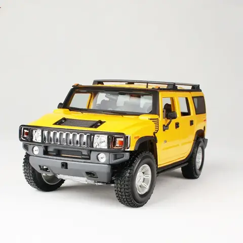 1:18 novo hummer h2 h1 jeep liga modelo de carro simulação decoração de carro coleção presente brinquedo fundição modelo menino brinquedo