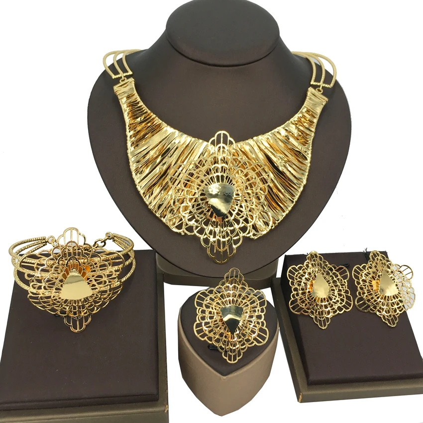 Yuminglai High Quality Gold Plated Jewelry Set African Luxury Jewelry Set Dubai Jewelry Set FHK14225
Yuminglai High Quality Gold Plated Jewelry Set African Luxury Jewelry Set Dubai Jewelry Set FHK14225