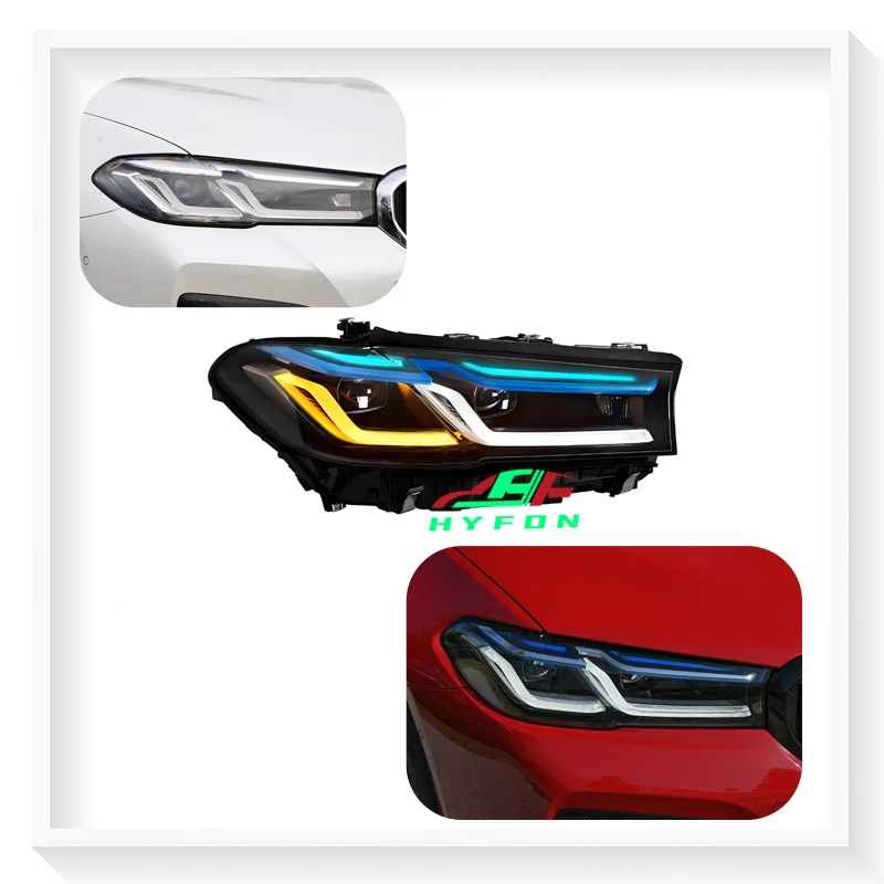 BR BR For 5 Series G30 2018-2023 Upgrade G38 F90 M5 New Style Full LED Dual L Blue Eyebrow Headlight Assembly Plug &
BR BR For 5 Series G30 2018-2023 Upgrade G38 F90 M5 New Style Full LED Dual L Blue Eyebrow Headlight Assembly Plug &