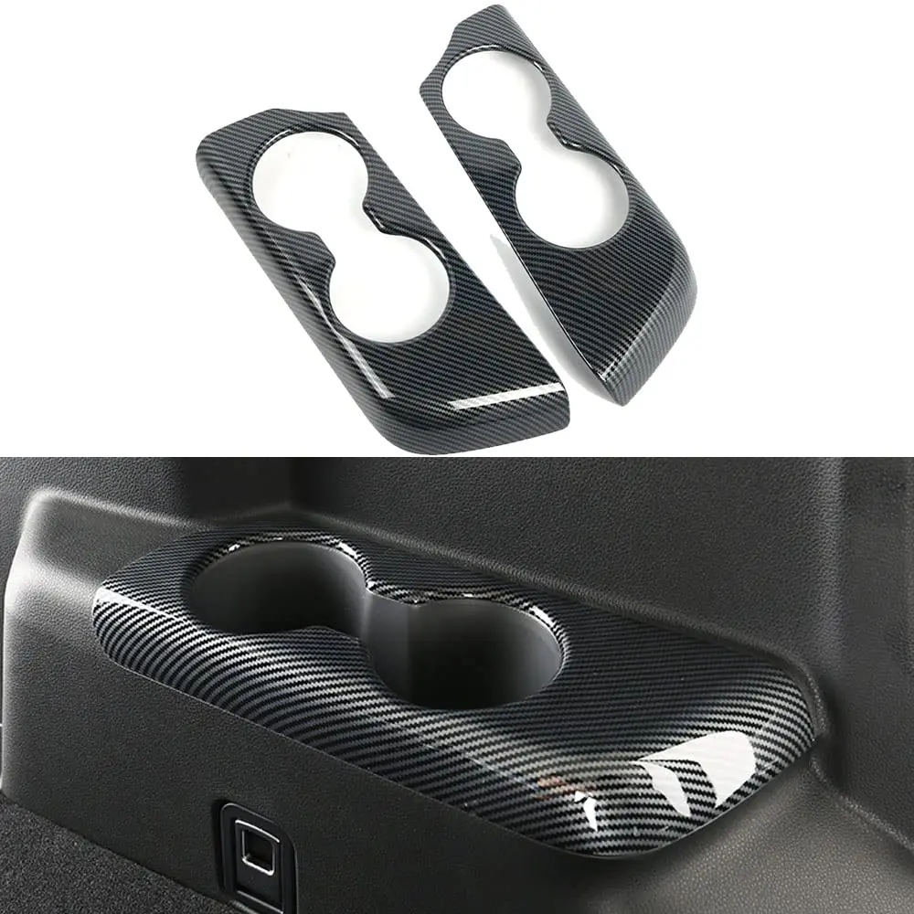 Carbon Fiber Style Third Row Cup Holder Cover Trim For Toyota Highlander 2020-2025
Carbon Fiber Style Third Row Cup Holder Cover Trim For Toyota Highlander 2020-2025