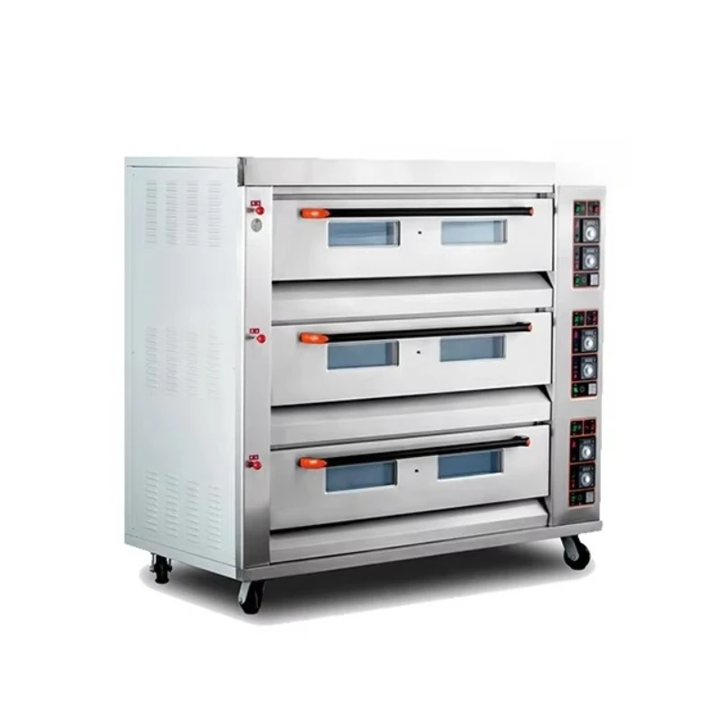 Bread Equipment 3 Deck 9 Tray Electric, Deck Oven
Bread Equipment 3 Deck 9 Tray Electric, Deck Oven