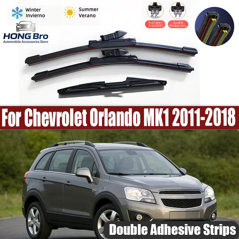 LHD Front Rear Wiper Blades For Chevrolet Orlando MK1 2011-2018 2012 2013 2014 2015 2016 2017 Windshield 24"19"10" Accessories
LHD Front Rear Wiper Blades For Chevrolet Orlando MK1 2011-2018 2012 2013 2014 2015 2016 2017 Windshield 24"19"10" Accessories