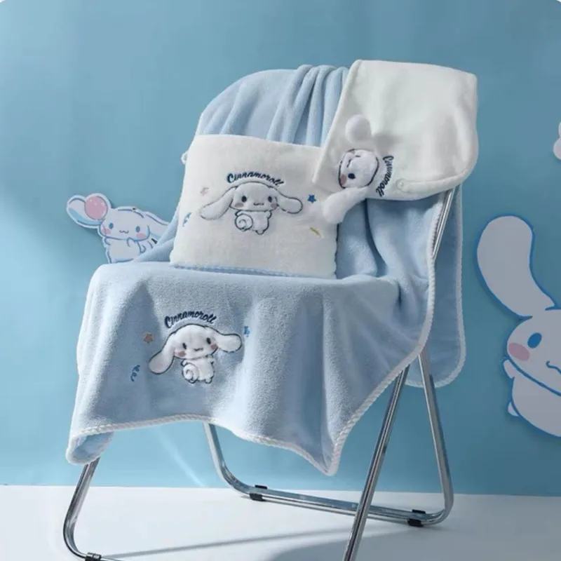 Серия Sanrio Cinnamoroll, удобное, мягкое, приятное для кожи, модное впитывающее шапочка для сухих волос в стиле мультяшной пары, банное полотенце
Серия Sanrio Cinnamoroll, удобное, мягкое, приятное для кожи, модное впитывающее шапочка для сухих волос в стиле мультяшной пары, банное полотенце