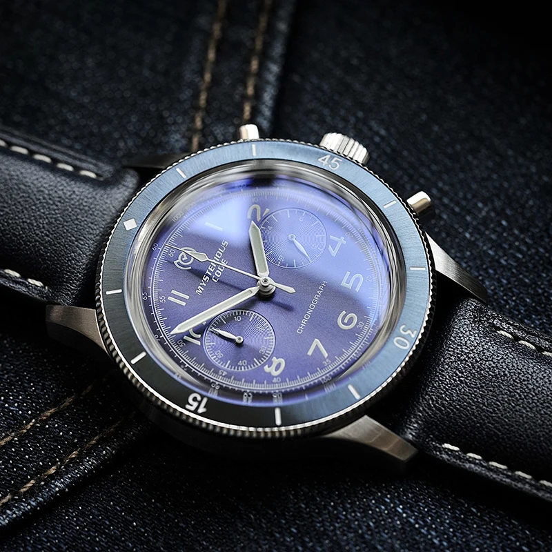 MYSTERIOUSCODE 37.5MM/40MM Homage Watch for Men Japan VK64 Chronograph Curve Glass 316L SS Men watches C3 Luminious waterproof
MYSTERIOUSCODE 37.5MM/40MM Homage Watch for Men Japan VK64 Chronograph Curve Glass 316L SS Men watches C3 Luminious waterproof