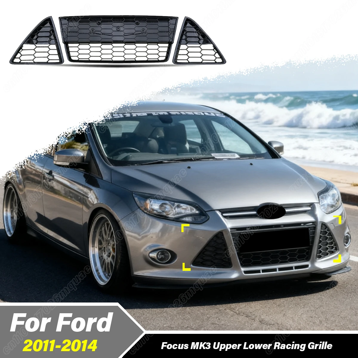 For Ford Focus MK3 2011 2012 2013 2014 Automobile Front Air Intake Lower Grille Mesh Grille Modification Decoration Body Kit
For Ford Focus MK3 2011 2012 2013 2014 Automobile Front Air Intake Lower Grille Mesh Grille Modification Decoration Body Kit