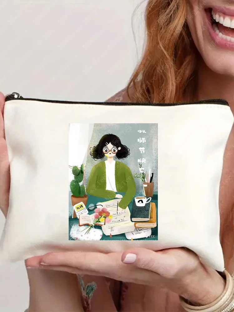 Happy Teachers' Day Print Handbag Large Capaci Storage eup Bag Cross-Border Temu Cartoon Sle Polyester Geometric Pattern
Happy Teachers' Day Print Handbag Large Capaci Storage eup Bag Cross-Border Temu Cartoon Sle Polyester Geometric Pattern