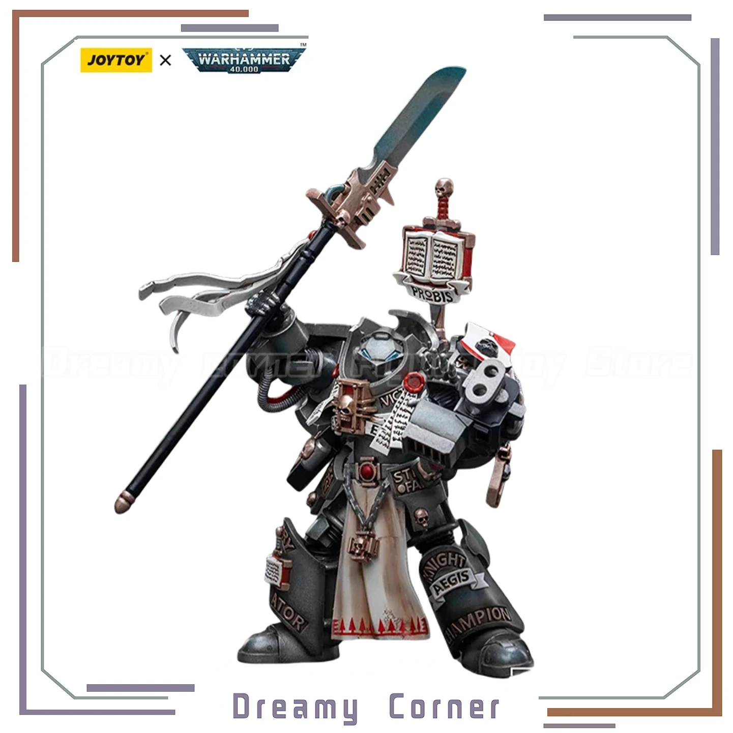 【В наличии】Фигурка JOYTOY Warhammer 40K Gray Knights Terminator Jaric Thule, масштаб 1/18, коллекционная игрушка
【В наличии】Фигурка JOYTOY Warhammer 40K Gray Knights Terminator Jaric Thule, масштаб 1/18, коллекционная игрушка