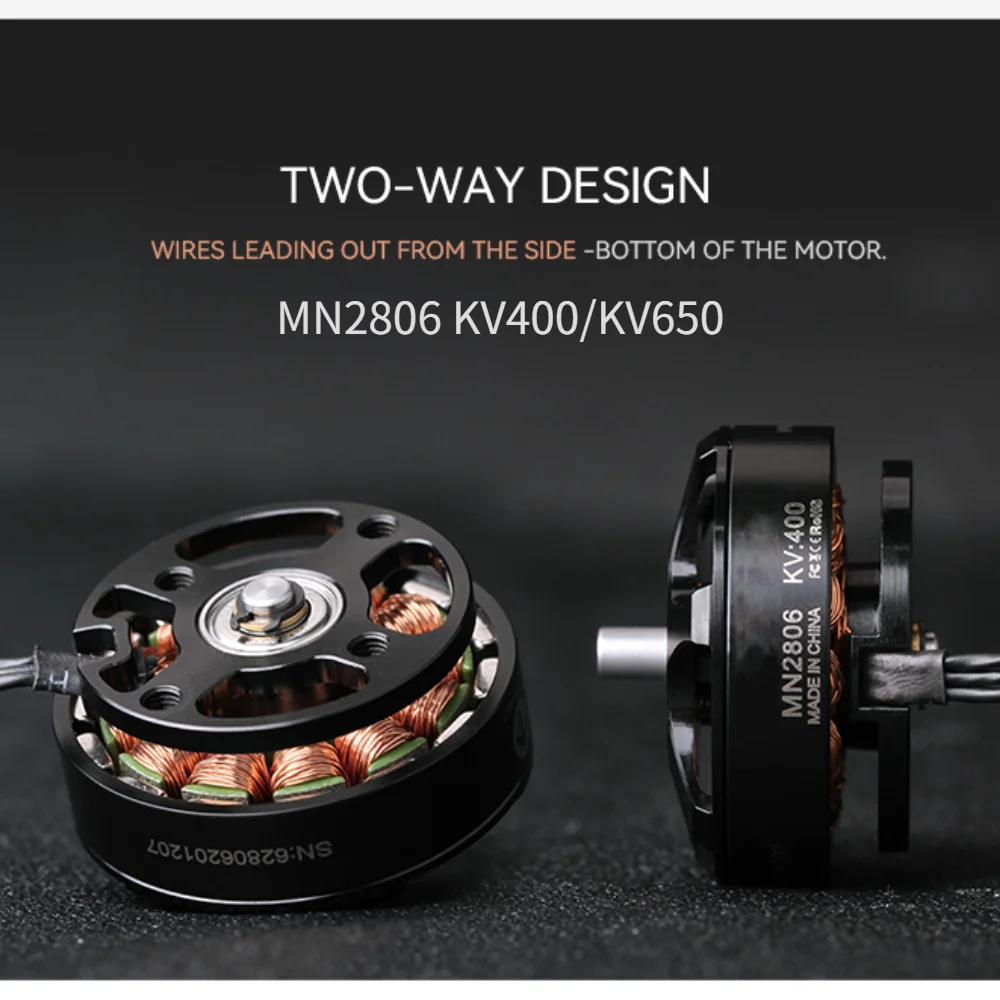 LIGPOWER MN2806 Antigravity Lightweight UAV Brushless Motor with 1100g Thrust KV400/KV650 Multi-rotor Motors For Drone DIY Parts
LIGPOWER MN2806 Antigravity Lightweight UAV Brushless Motor with 1100g Thrust KV400/KV650 Multi-rotor Motors For Drone DIY Parts