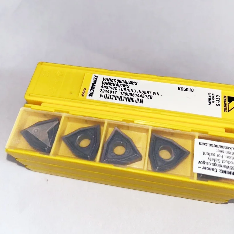 WNMG080402MS KC5010/WNMG080404MS KC5010/WNMG080408MS KC5010 Токарный инструмент с ЧПУ, твердосплавные вставки, режущие инструменты, 10 шт.
WNMG080402MS KC5010/WNMG080404MS KC5010/WNMG080408MS KC5010 Токарный инструмент с ЧПУ, твердосплавные вставки, режущие инструменты, 10 шт.