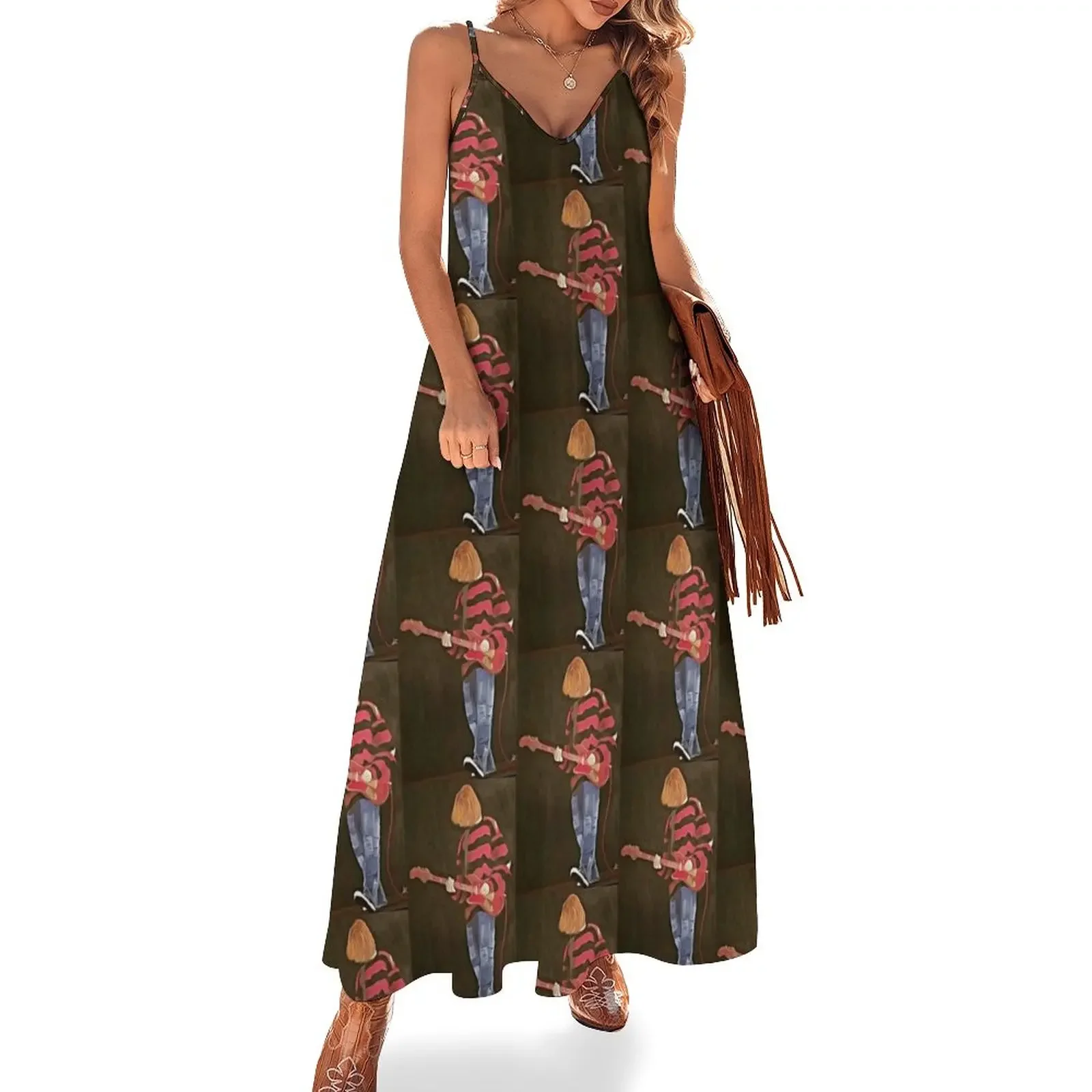 Kurt Cobain - birth of grunge Sleeveless Dress beach outfits for women Clothing Dress
Kurt Cobain - birth of grunge Sleeveless Dress beach outfits for women Clothing Dress