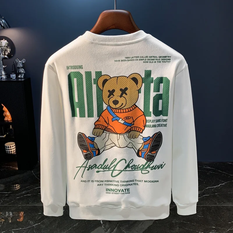 Осенний тренд 2025 года, толстовка в корейском стиле, мужская модная толстовка с принтом, свободный топ с круглым вырезом и длинными рукавами
Осенний тренд 2025 года, толстовка в корейском стиле, мужская модная толстовка с принтом, свободный топ с круглым вырезом и длинными рукавами