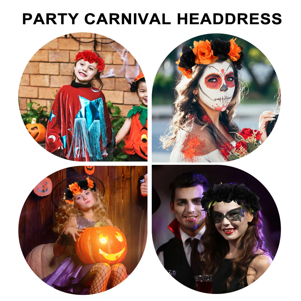3Pcs Simulation Flower Hairband Halloween Headband Lightweight Rose Flower Hair Hoop Party Accessory Halloween Party Hair Hoop
3Pcs Simulation Flower Hairband Halloween Headband Lightweight Rose Flower Hair Hoop Party Accessory Halloween Party Hair Hoop